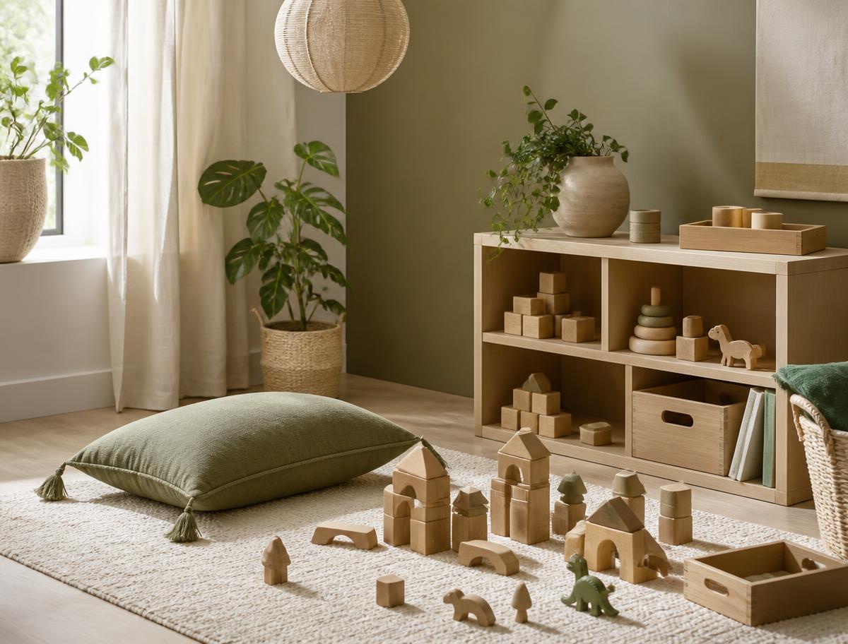 A children's play and learning corner